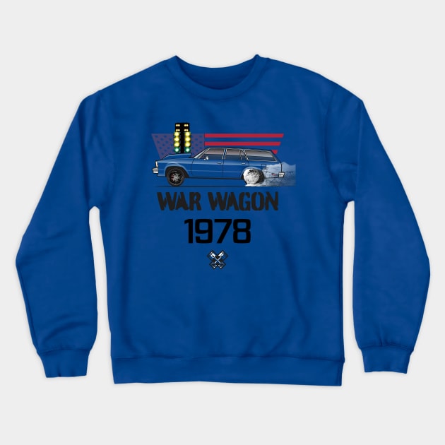 War Wagon Multi Color Crewneck Sweatshirt by JRCustoms44